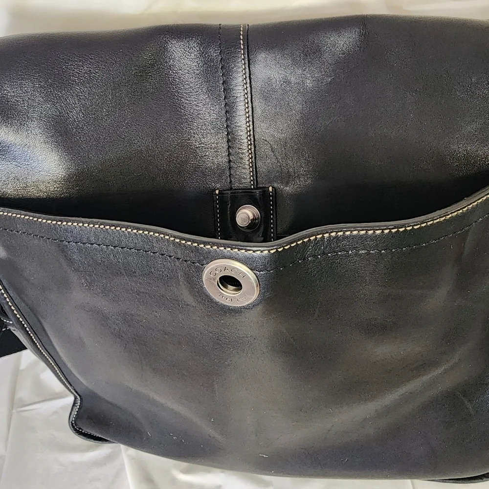 Coach Legacy Briefcase Messenger Bag 5A02Black Leather Limited Edition 2006